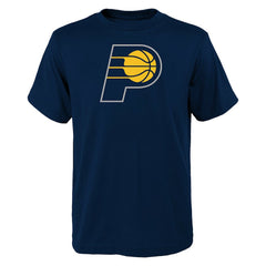 Navy Indiana Pacers Youth Primary Logo T-Shirt | NBA