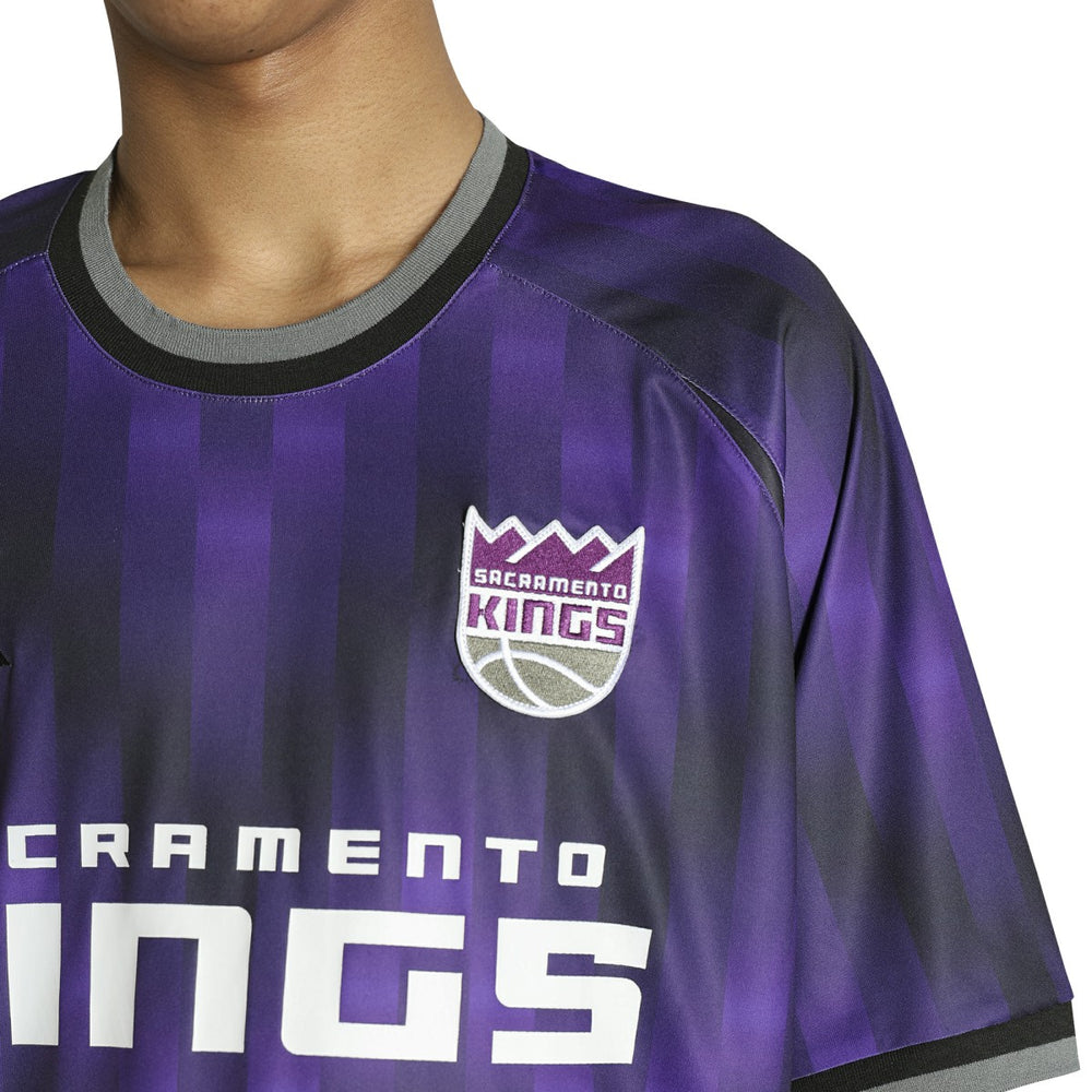 Purple Sacramento Kings Authmade x NBA Soccer Kit Fashion Jersey | NBA