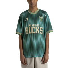 Green Milwaukee Bucks Authmade x NBA Soccer Kit Fashion Jersey | NBA
