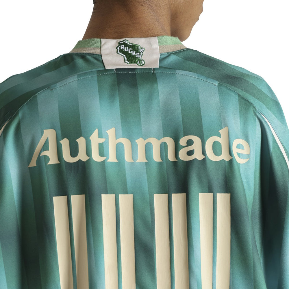 Green Milwaukee Bucks Authmade x NBA Soccer Kit Fashion Jersey | NBA