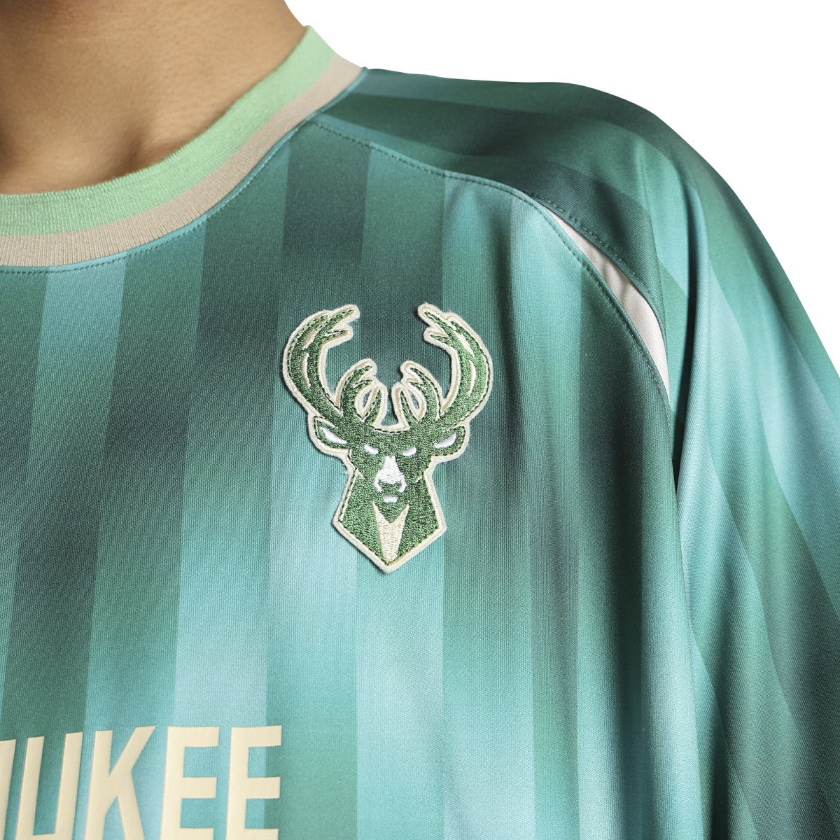 Green Milwaukee Bucks Authmade x NBA Soccer Kit Fashion Jersey | NBA