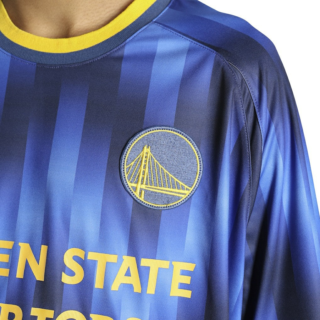 Blue Golden State Warriors Authmade x NBA Soccer Kit Fashion Jersey sale | NBA