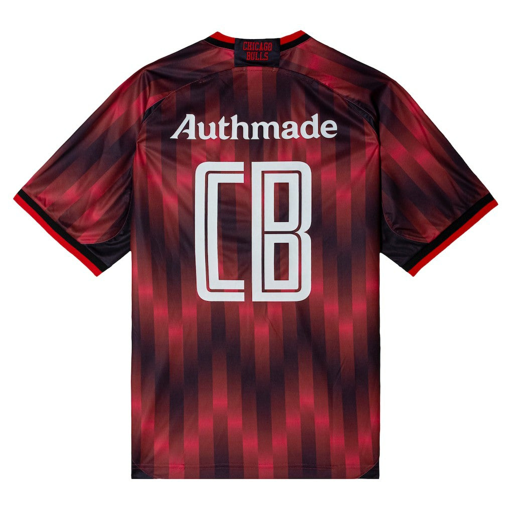 Red Chicago Bulls Authmade x NBA Soccer Kit Fashion Jersey sale | NBA