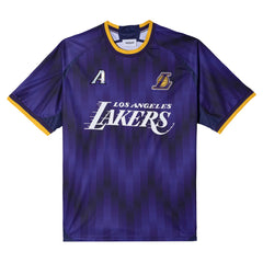 Purple Los Angeles Lakers Authmade x NBA Soccer Kit Fashion Jersey | NBA