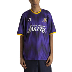 Purple Los Angeles Lakers Authmade x NBA Soccer Kit Fashion Jersey | NBA