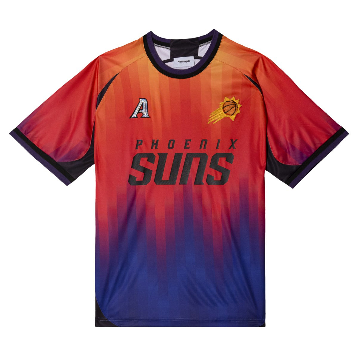Orange Phoenix Suns Authmade x NBA Soccer Kit Fashion Jersey | NBA