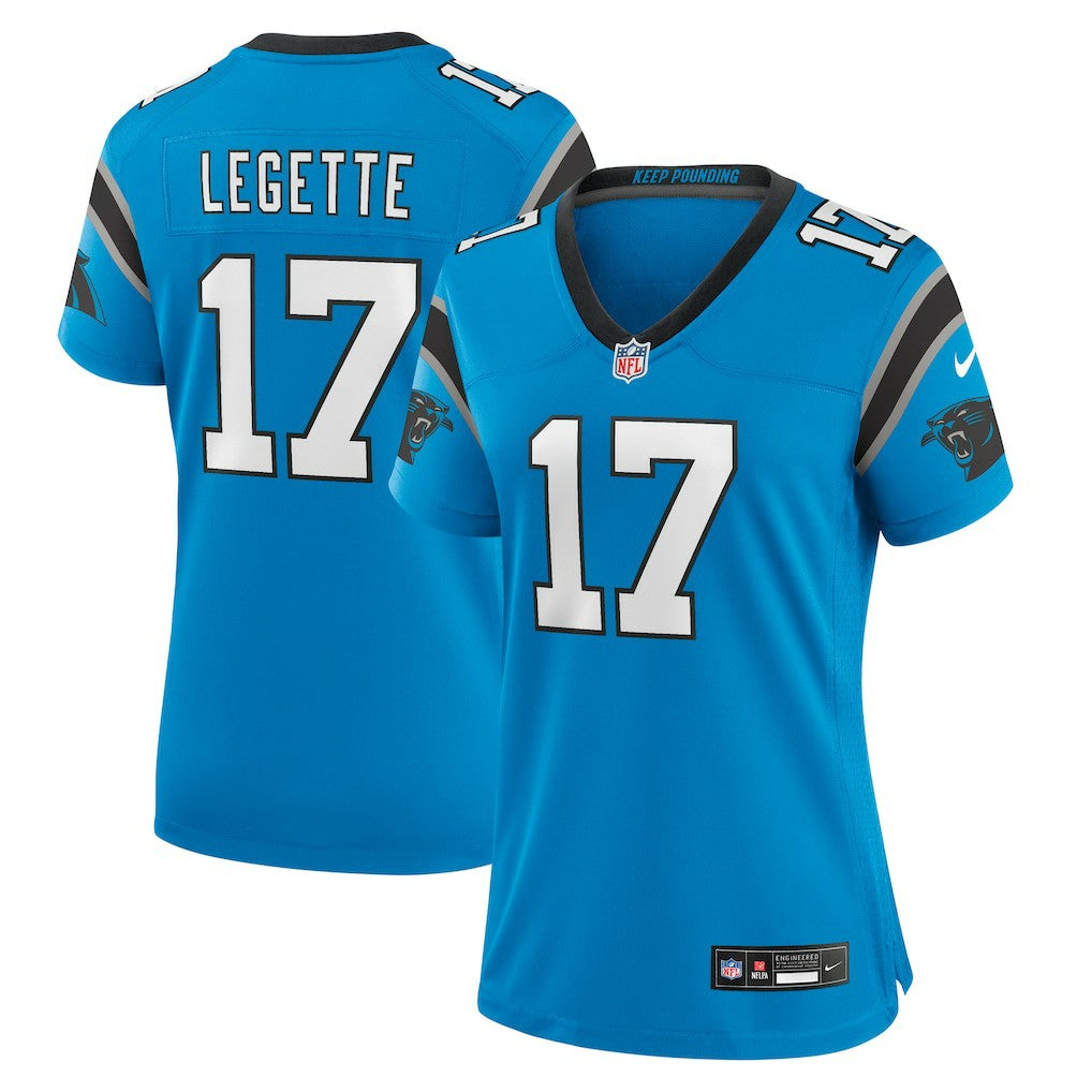 Carolina Panthers Xavier Legette  Women's Alternate Game Jersey | NFL Discount