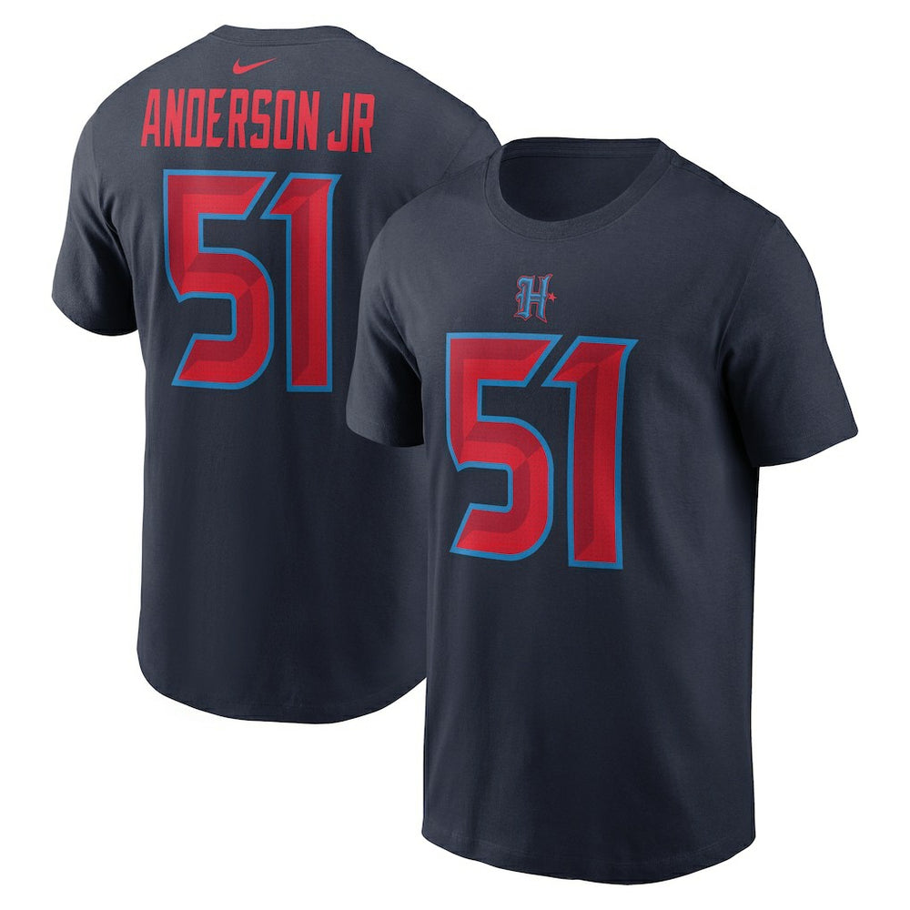 Houston Texans Will Anderson Jr.  Name & Number T-Shirt | NFL Discount