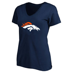 Denver Broncos Bo Nix  Women's Plus Size Name & Number V-Neck T-Shirt | NFL Discount