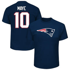 New England Patriots Drake Maye  Big & Tall Player Name & Number T-Shirt | NFL US
