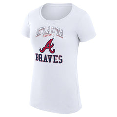 Atlanta Braves G-III 4Her by Carl Banks Women's Super-Slim Fit Lightweight Team Logo Graphic T-Shirt - MLB T-shirts
