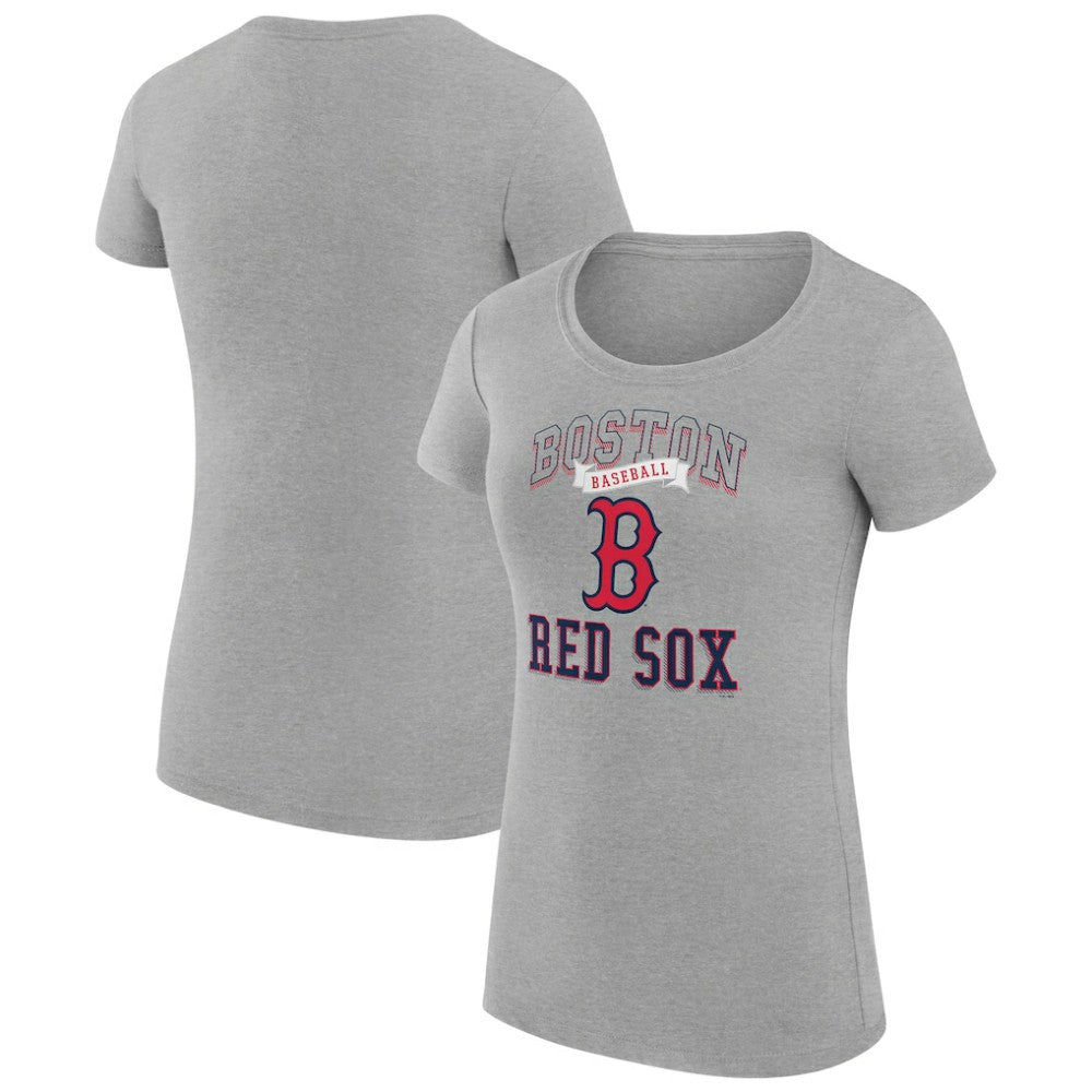 Boston Red Sox G-III 4Her by Carl Banks Women's Super-Slim Fit Lightweight Team Logo Graphic T-Shirt - MLB T-shirts