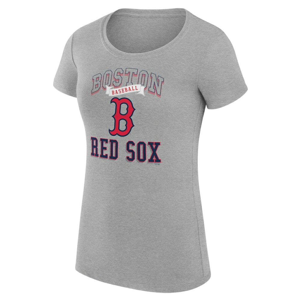 Boston Red Sox G-III 4Her by Carl Banks Women's Super-Slim Fit Lightweight Team Logo Graphic T-Shirt - MLB T-shirts
