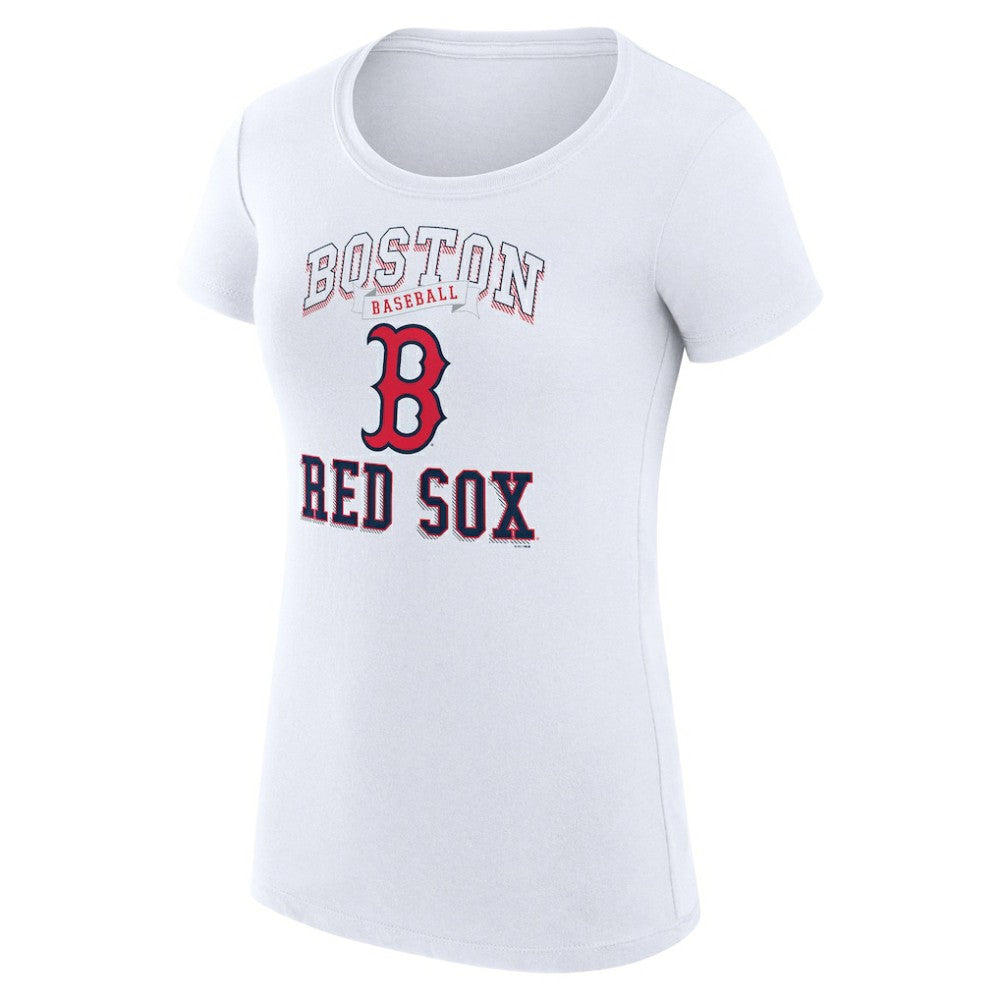 Boston Red Sox G-III 4Her by Carl Banks Women's Super-Slim Fit Lightweight Team Logo Graphic T-Shirt - MLB T-shirts