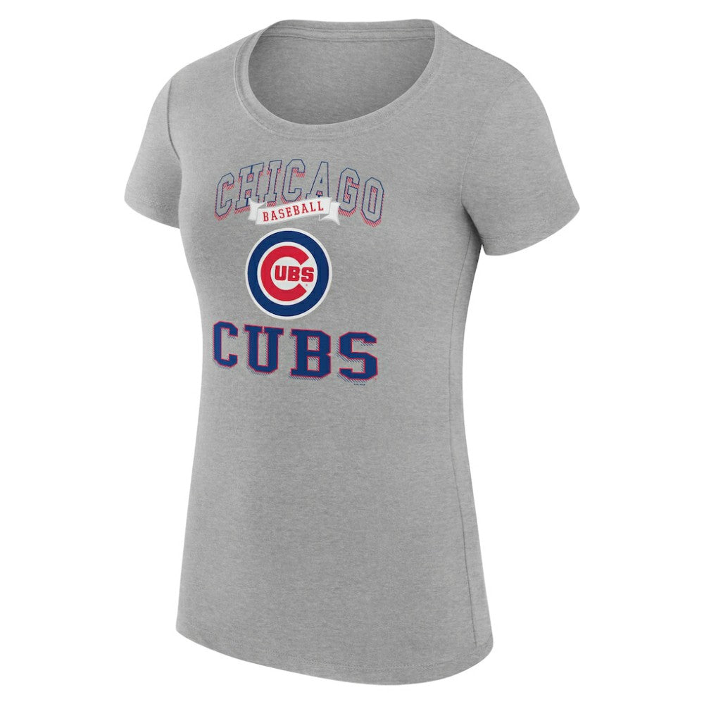 Chicago Cubs G-III 4Her by Carl Banks Women's Super-Slim Fit Lightweight Team Logo Graphic T-Shirt - MLB T-shirts