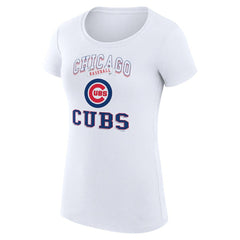 Chicago Cubs G-III 4Her by Carl Banks Women's Super-Slim Fit Lightweight Team Logo Graphic T-Shirt - MLB T-shirts