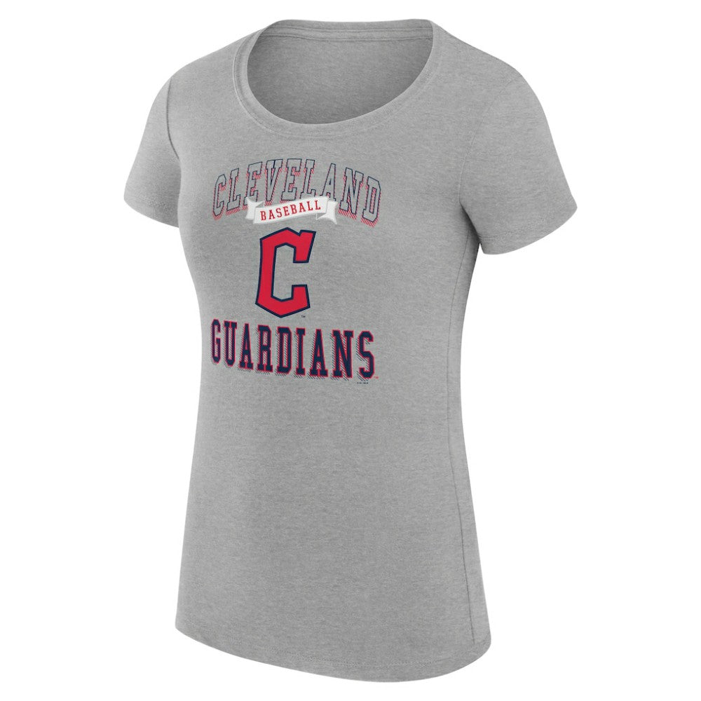 Cleveland Guardians G-III 4Her by Carl Banks Women's Super-Slim Fit Lightweight Team Logo Graphic T-Shirt - MLB T-shirts