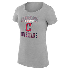 Cleveland Guardians G-III 4Her by Carl Banks Women's Super-Slim Fit Lightweight Team Logo Graphic T-Shirt - MLB T-shirts