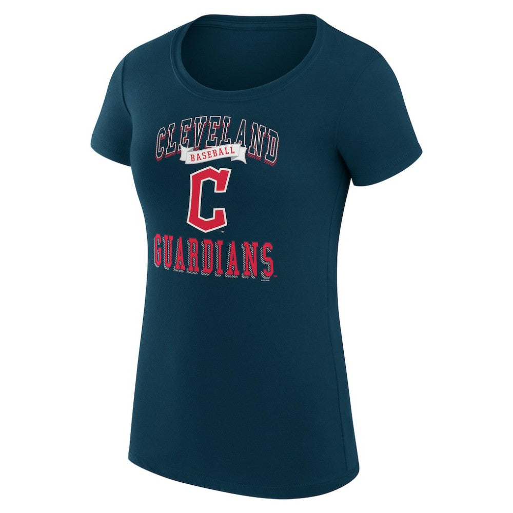 Cleveland Guardians G-III 4Her by Carl Banks Women's Super-Slim Fit Lightweight Team Logo Graphic T-Shirt - MLB T-shirts