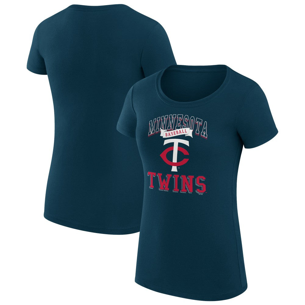 Minnesota Twins G-III 4Her by Carl Banks Women's Super-Slim Fit Lightweight Team Logo Graphic T-Shirt - MLB T-shirts