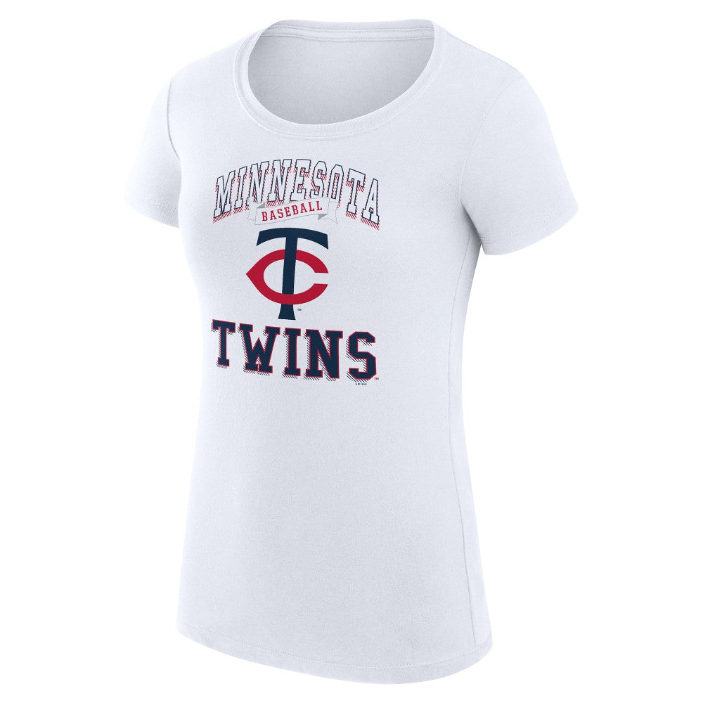 Minnesota Twins G-III 4Her by Carl Banks Women's Super-Slim Fit Lightweight Team Logo Graphic T-Shirt - MLB T-shirts
