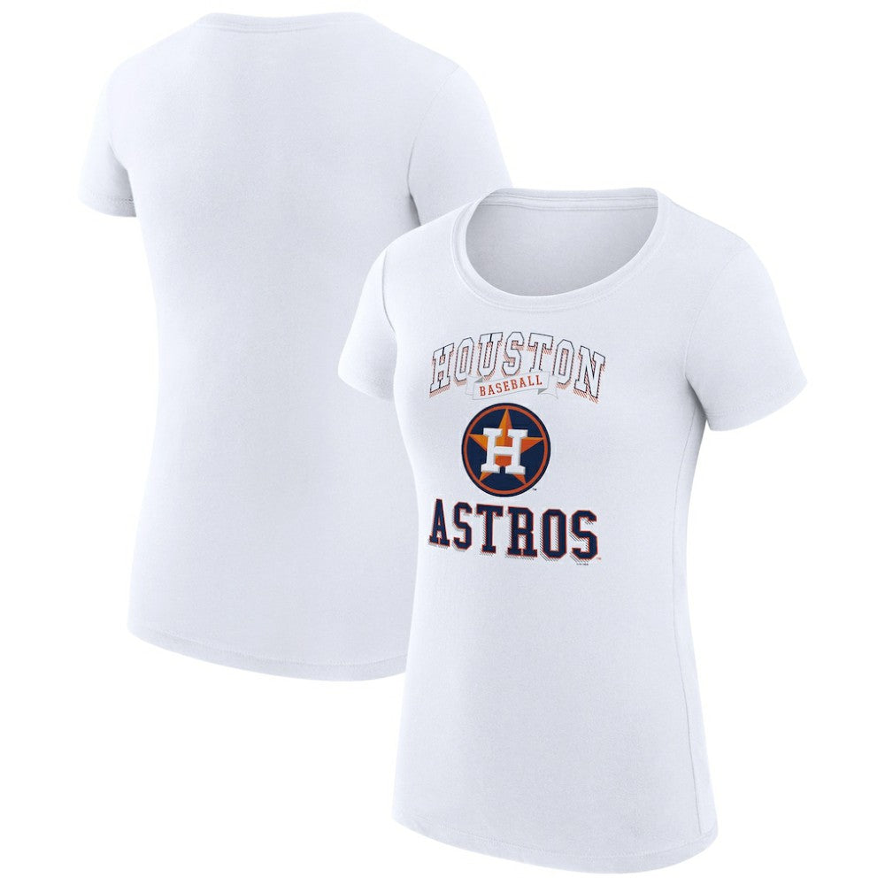 Houston Astros G-III 4Her by Carl Banks Women's Super-Slim Fit Lightweight Team Logo Graphic T-Shirt - MLB T-shirts