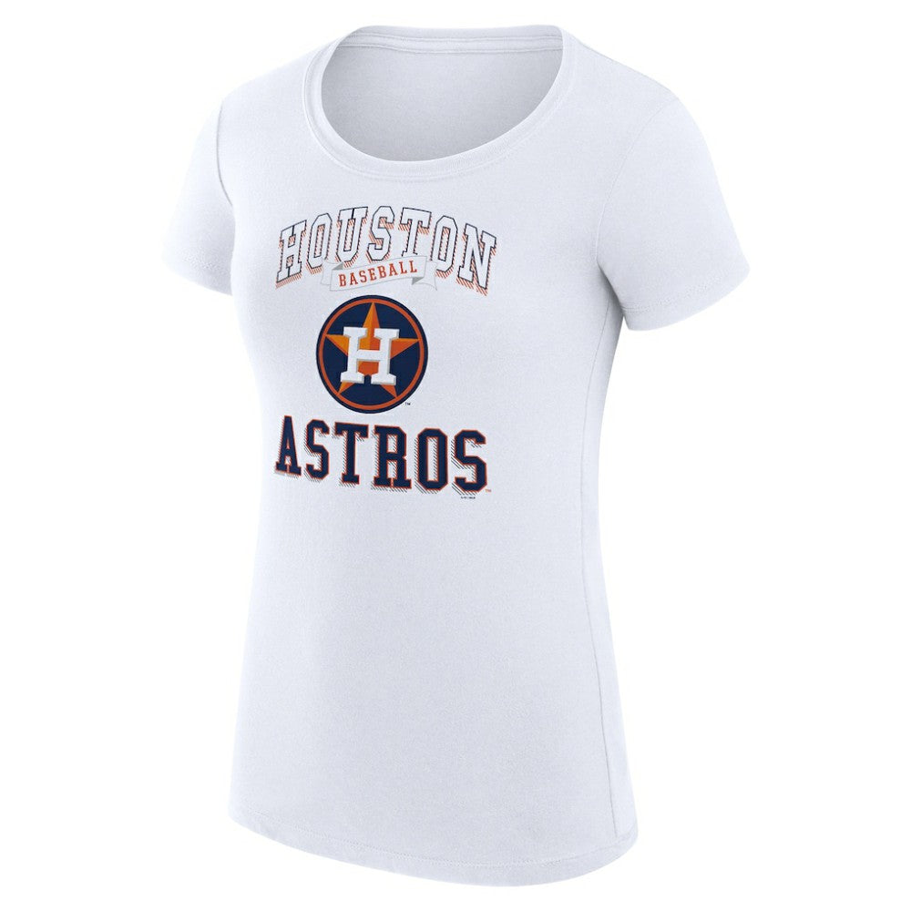 Houston Astros G-III 4Her by Carl Banks Women's Super-Slim Fit Lightweight Team Logo Graphic T-Shirt - MLB T-shirts