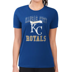 Kansas City Royals G-III 4Her by Carl Banks Women's Super-Slim Fit Lightweight Team Logo Graphic T-Shirt - MLB T-shirts