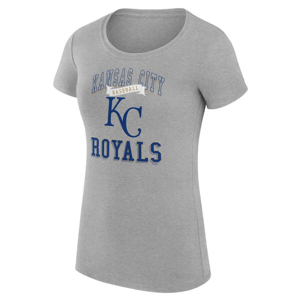 Kansas City Royals G-III 4Her by Carl Banks Women's Super-Slim Fit Lightweight Team Logo Graphic T-Shirt - MLB T-shirts