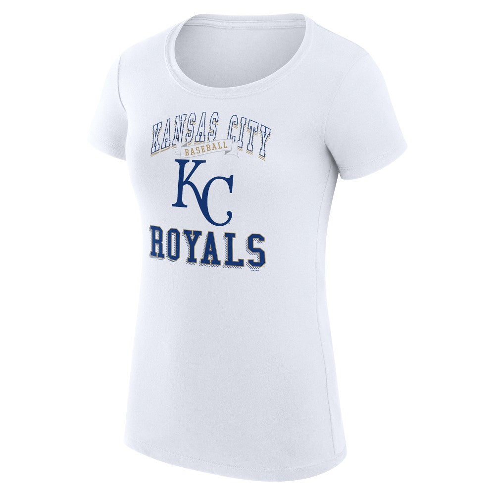 Kansas City Royals G-III 4Her by Carl Banks Women's Super-Slim Fit Lightweight Team Logo Graphic T-Shirt - MLB T-shirts