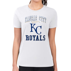 Kansas City Royals G-III 4Her by Carl Banks Women's Super-Slim Fit Lightweight Team Logo Graphic T-Shirt - MLB T-shirts