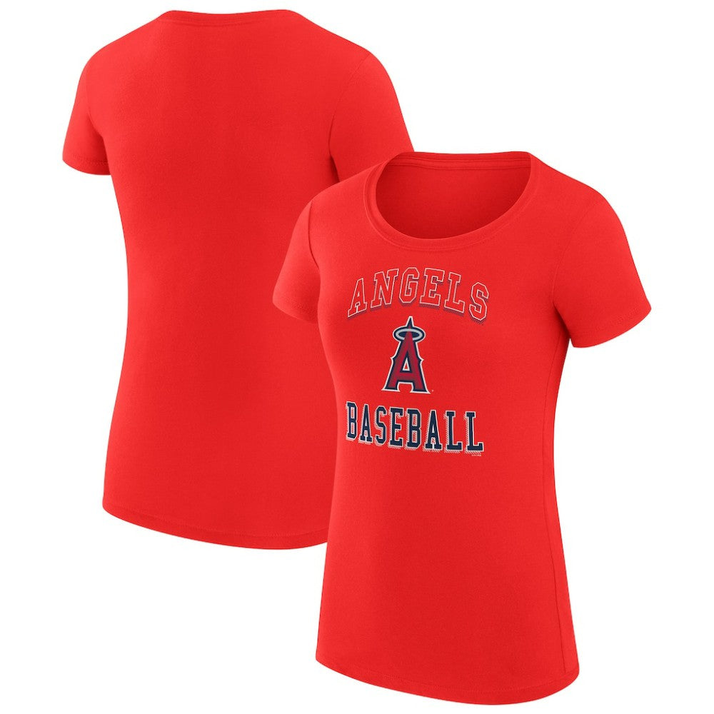 Los Angeles Angels G-III 4Her by Carl Banks Women's Super-Slim Fit Lightweight Team Logo Graphic T-Shirt - MLB T-shirts