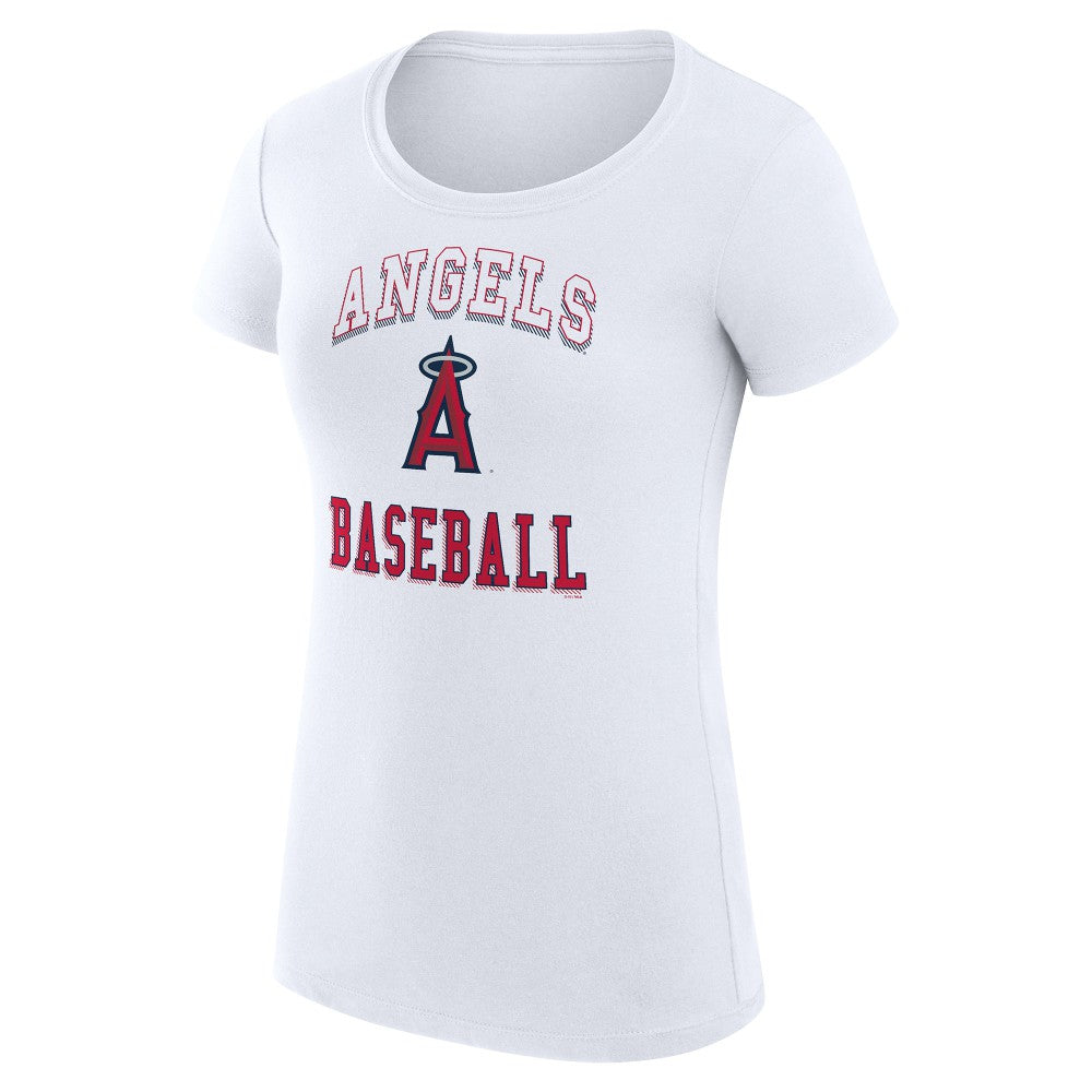 Los Angeles Angels G-III 4Her by Carl Banks Women's Super-Slim Fit Lightweight Team Logo Graphic T-Shirt - MLB T-shirts