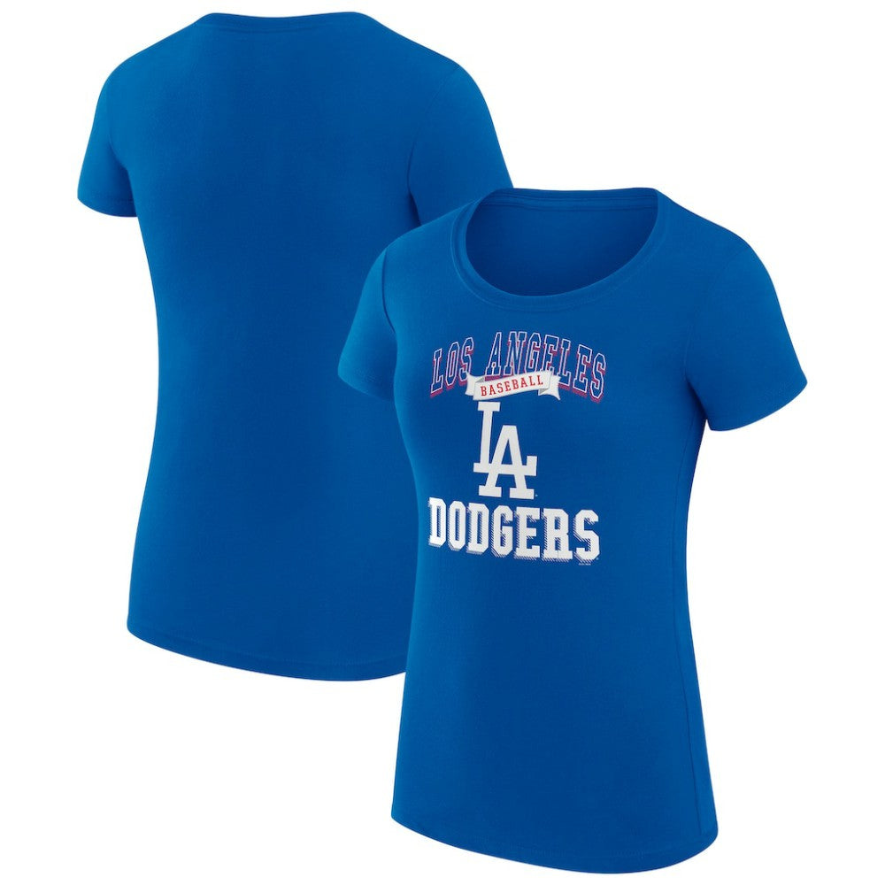 Los Angeles Dodgers G-III 4Her by Carl Banks Women's Super-Slim Fit Lightweight Team Logo Graphic T-Shirt - MLB T-shirts