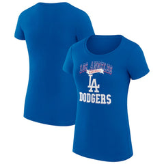 Los Angeles Dodgers G-III 4Her by Carl Banks Women's Super-Slim Fit Lightweight Team Logo Graphic T-Shirt - MLB T-shirts