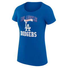 Los Angeles Dodgers G-III 4Her by Carl Banks Women's Super-Slim Fit Lightweight Team Logo Graphic T-Shirt - MLB T-shirts