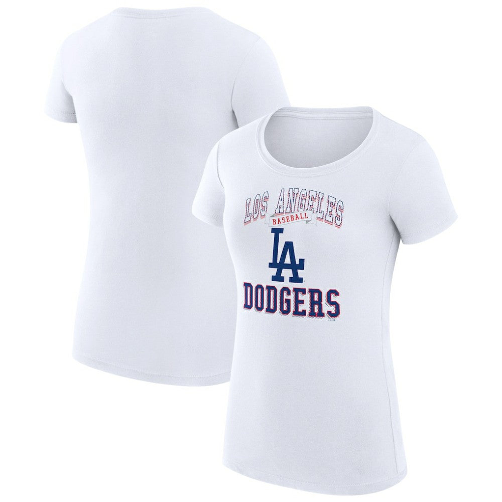 Los Angeles Dodgers G-III 4Her by Carl Banks Women's Super-Slim Fit Lightweight Team Logo Graphic T-Shirt - MLB T-shirts