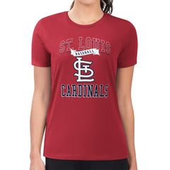St. Louis Cardinals G-III 4Her by Carl Banks Women's Super-Slim Fit Lightweight Team Logo Graphic T-Shirt - MLB T-shirts