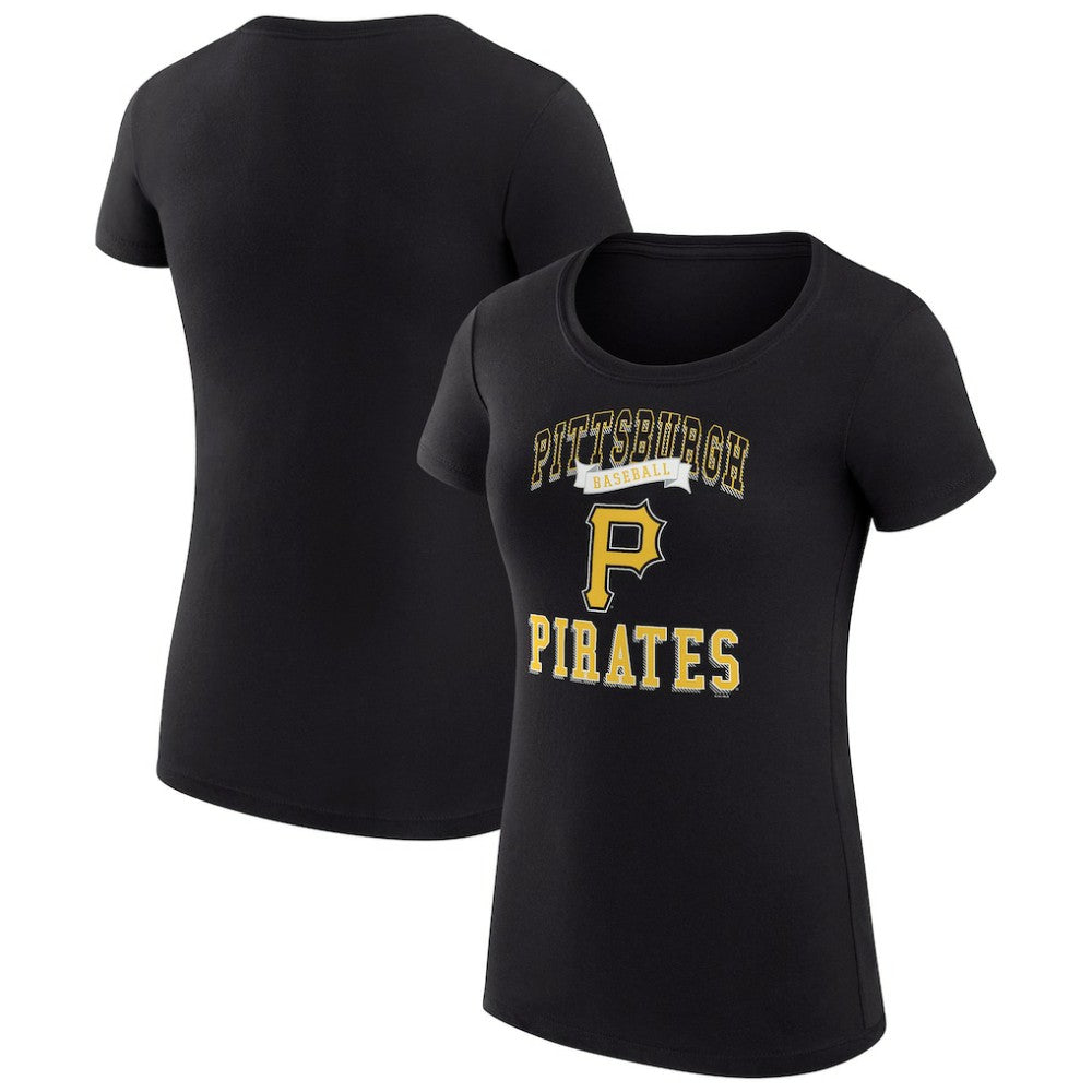 Pittsburgh Pirates G-III 4Her by Carl Banks Women's Super-Slim Fit Lightweight Team Logo Graphic T-Shirt - MLB T-shirts