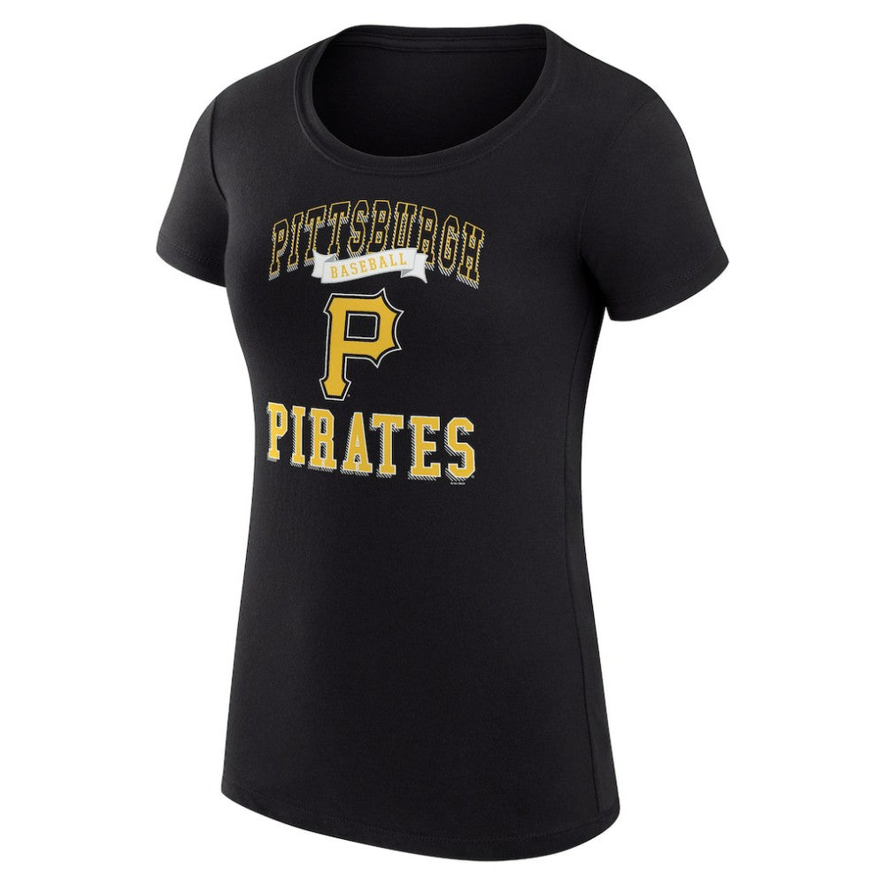 Pittsburgh Pirates G-III 4Her by Carl Banks Women's Super-Slim Fit Lightweight Team Logo Graphic T-Shirt - MLB T-shirts