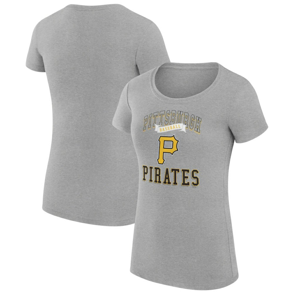 Pittsburgh Pirates G-III 4Her by Carl Banks Women's Super-Slim Fit Lightweight Team Logo Graphic T-Shirt - MLB T-shirts