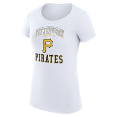 Pittsburgh Pirates G-III 4Her by Carl Banks Women's Super-Slim Fit Lightweight Team Logo Graphic T-Shirt - MLB T-shirts