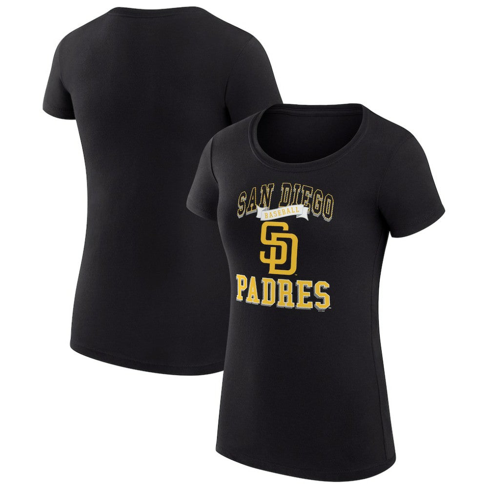 San Diego Padres G-III 4Her by Carl Banks Women's Super-Slim Fit Lightweight Team Logo Graphic T-Shirt - MLB T-shirts