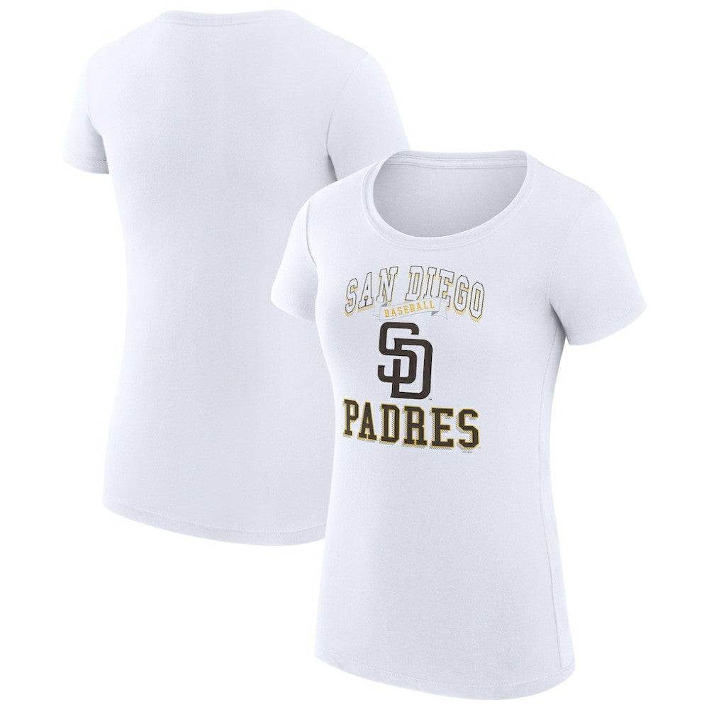 San Diego Padres G-III 4Her by Carl Banks Women's Super-Slim Fit Lightweight Team Logo Graphic T-Shirt - MLB T-shirts