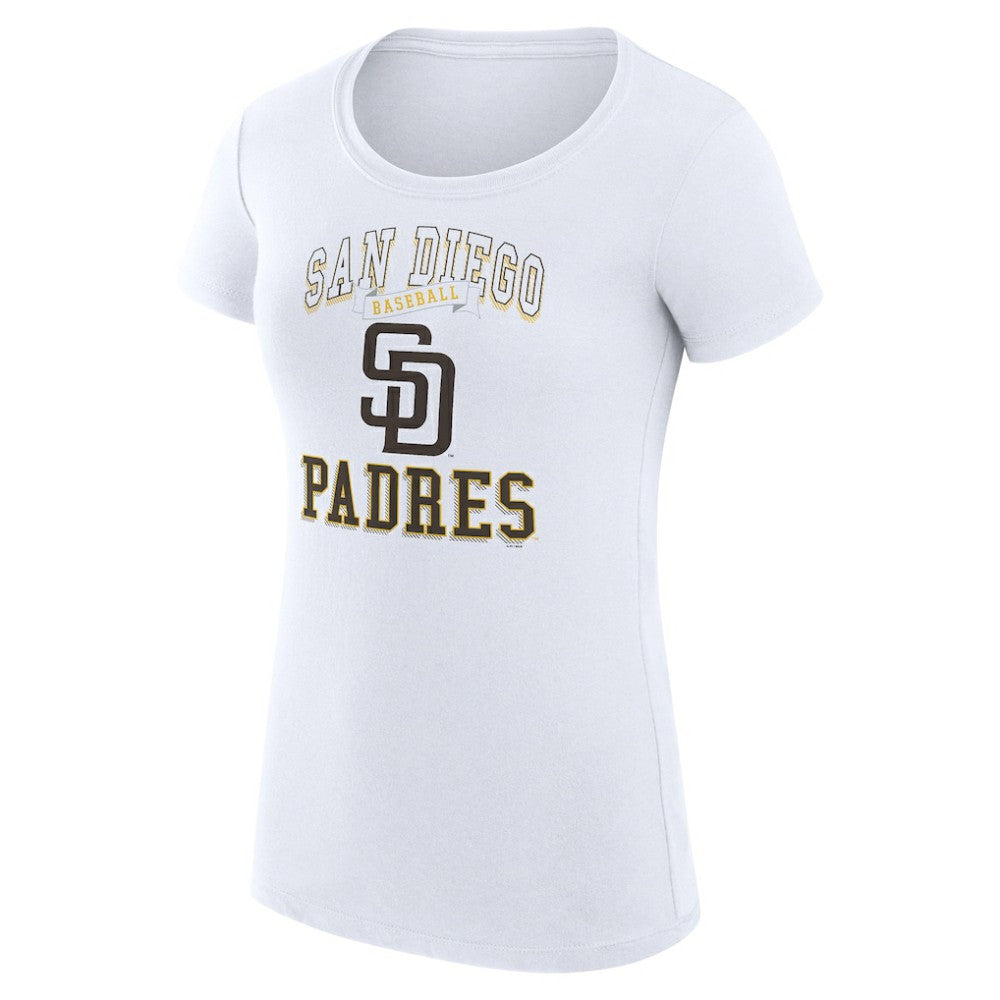 San Diego Padres G-III 4Her by Carl Banks Women's Super-Slim Fit Lightweight Team Logo Graphic T-Shirt - MLB T-shirts