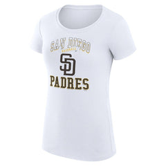San Diego Padres G-III 4Her by Carl Banks Women's Super-Slim Fit Lightweight Team Logo Graphic T-Shirt - MLB T-shirts