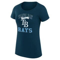 Tampa Bay Rays G-III 4Her by Carl Banks Women's Super-Slim Fit Lightweight Team Logo Graphic T-Shirt - MLB T-shirts
