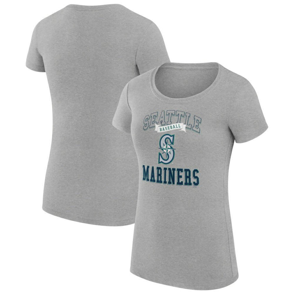 Seattle Mariners G-III 4Her by Carl Banks Women's Super-Slim Fit Lightweight Team Logo Graphic T-Shirt - MLB T-shirts