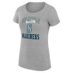 Seattle Mariners G-III 4Her by Carl Banks Women's Super-Slim Fit Lightweight Team Logo Graphic T-Shirt - MLB T-shirts