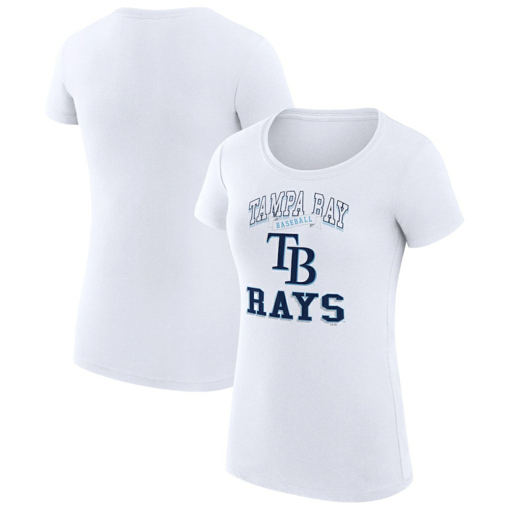 Tampa Bay Rays G-III 4Her by Carl Banks Women's Super-Slim Fit Lightweight Team Logo Graphic T-Shirt - MLB T-shirts
